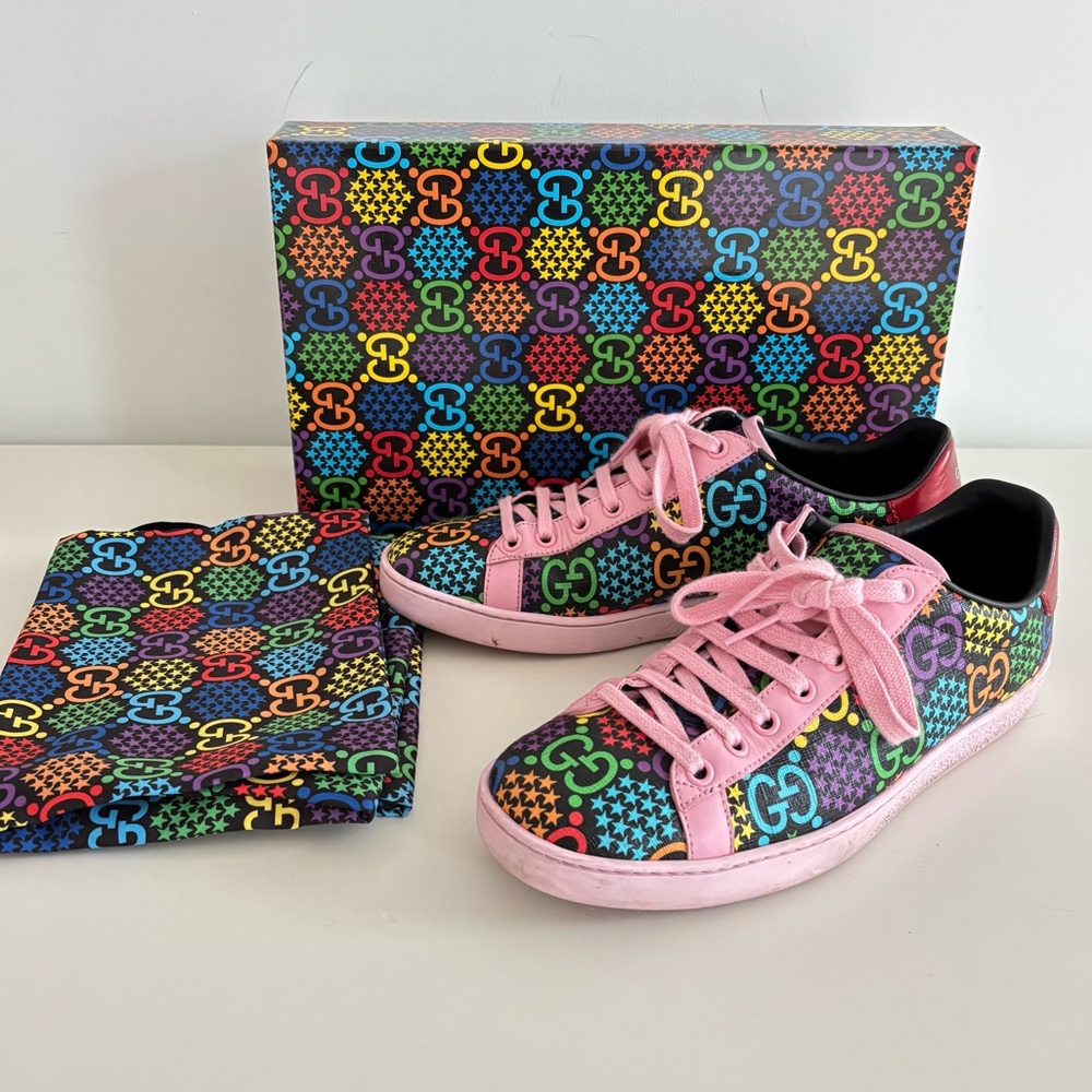 Gucci GG Psychedelic Ace Sneakers